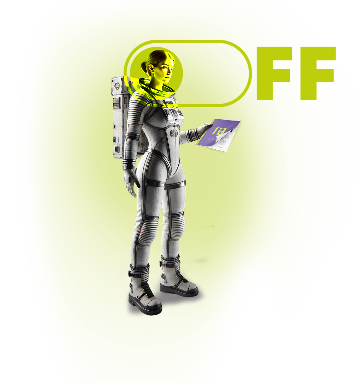 ASTRONAUTA OFF COM LUZ