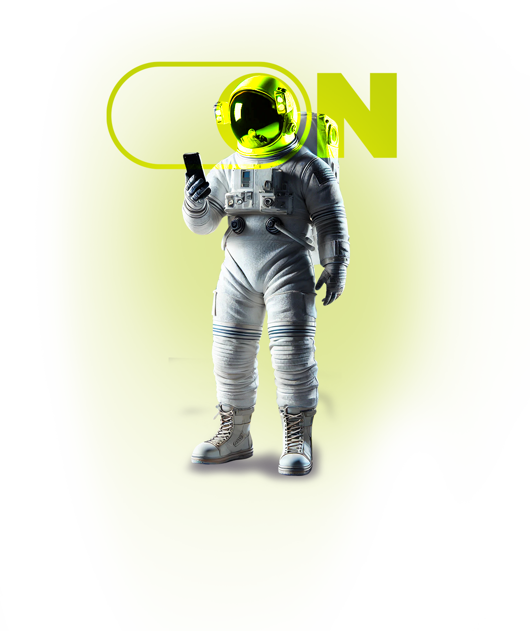 ASTRONAUTA ON COM LUZ